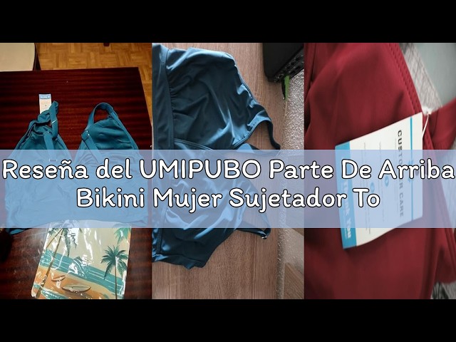 Vídeo relacionado con Ocean Blues Top de bikini push up para mujer, naranja neón, M