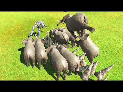Scourge vs Modern Mammals Animal battle - Battle ARBS - Animal Revolt Battle Simulator