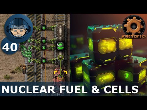NUCLEAR FUEL & REACTOR CELLS - Step 40: Factorio Megabase (Step-By-Step)