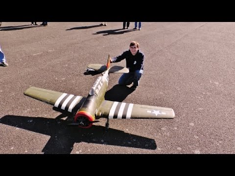 1/5 SCALE RC ZIROLI NORTH AMERICAN HARVARD 3W 60cc RYAN AT TIBENHAM BATTLE OF BRITAIN TRIBUTE - 2016