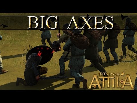 Dane Big Axes vs Shield Wall - Total War Attila Age of Charlemagne