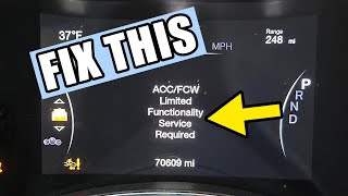 Jeep & Dodge : How to Fix ACC/FCW Limited Functionality Warning