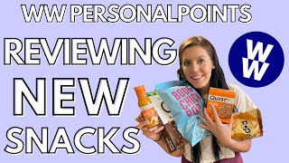 TRYING OUT YOUR SNACK SUGGESTIONS | Reviewing New Healthy Snacks | WW PersonalPoints/Calories