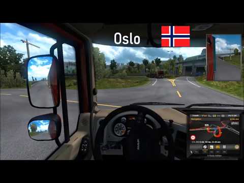 ETS2 Promods 2.45 MP Timelapse Stockholm (SE) to Lillehammer (NO)