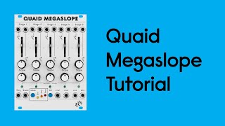 Video thumbnail for ALM020 QUAID MEGASLOPE MEGA TUTORIAL by ALM TV