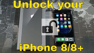 How to unlock iPhone 8/8 Plus!