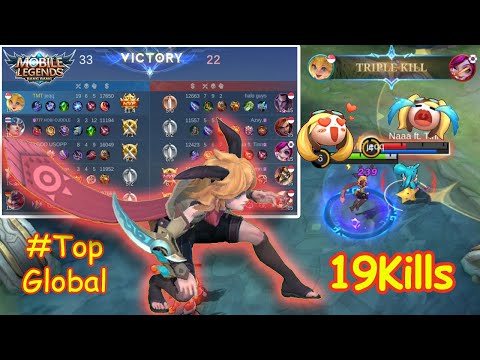 Solo Ranked Joy Top Global 19Kills - MVP! | How to use  good Skill & Build | Mobile Legend Guide