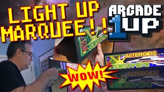 Arcade 1up Light Up Marquee Install (WOW!)