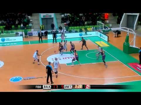 LaMarcus Reed with 10 Points, Balkan vs  UNET Holon, FIBA Europe Cup, Round of 16
