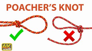 Poacher's Knot | Reliable Sliding Knot | Slip Knot Alternative