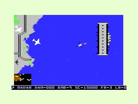 Raid on Bungeling Bay — Brøderbund  (C64  VICE  50Hz  no commentary)