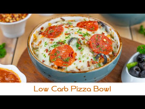 Low Carb Pizza Bowl