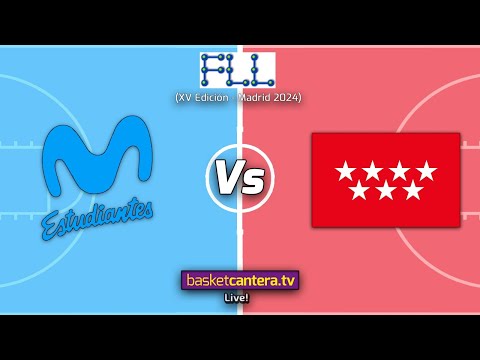 #Directo U15M. MOVISTAR ESTUDIANTES vs U14M SELEC. MADRID (masc). Torneo Cadete-Sub15 de la FLL 2024
