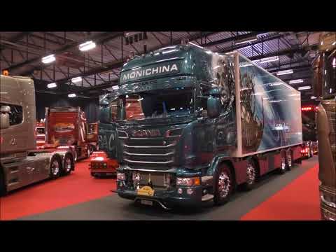 Truck Show Ciney 2018 inside the hall, dans la salle, powered by www.truck-pics.eu