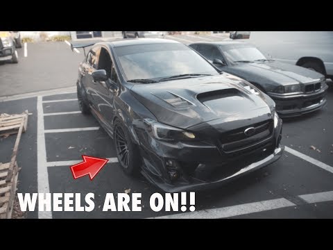 MAKING MY WRX TRACK WHEELS FIT!