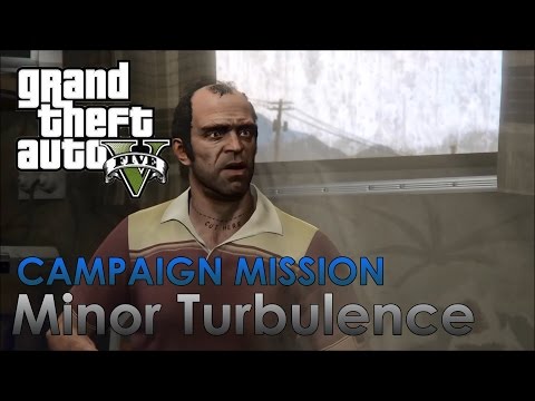 Grand Theft Auto 5 Walkthrough Gameplay Part 44 - Minor Turbulence (PS4)