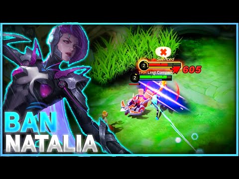 THIS IS WHY NATALIA IS ALWAYS BAN IN RANKED GAME | ASSASSIN SUPPORT NATALIA GAMEPLAY - MLBB