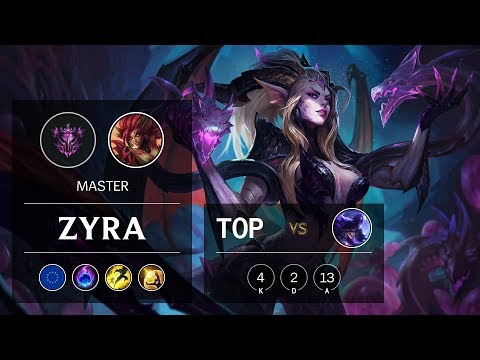 Zyra Top vs Ryze - EUNE Master Patch 9.24