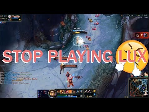 Stop. Playing. Lux. Support.
