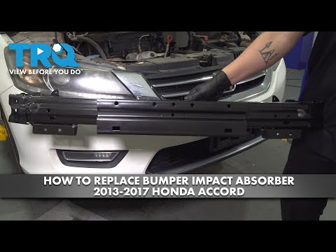 How to Replace Bumper Impact Absorber 2013-2017 Honda Accord