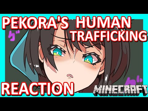 Shocking Reaction! Pekora's Human Trafficking