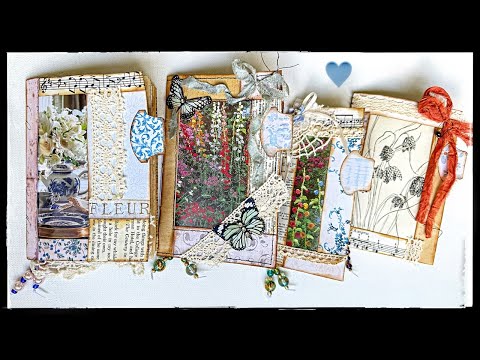 Junk Mail Window Envelope Journals - Tutorial - Book Pictures - Scraps - Window Envelopes