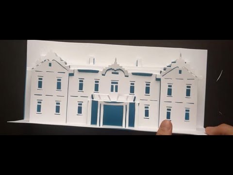 Pop Up Hotel Card Tutorial, Origamic Architecture