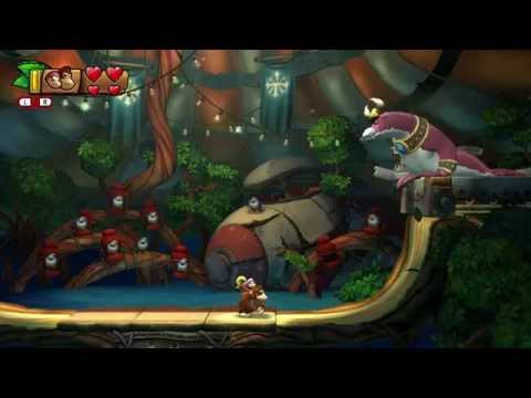 Donkey Kong Country: Tropical Freeze Boss 1 - Pompy