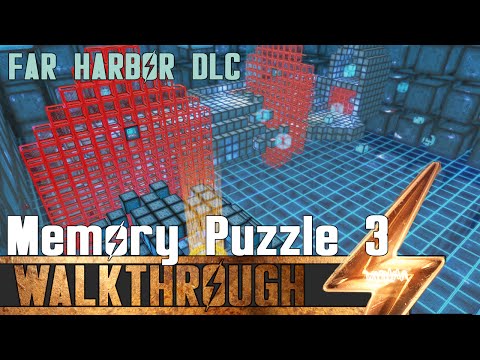 Fallout 4: Far Harbor - Memory 3 Puzzle Solution - VR Mission 3 [Memory 0H-3X0P] Walkthrough