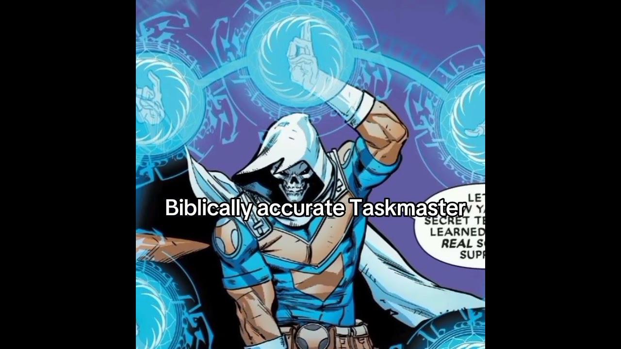 Biblically accurate Taskmaster #marvel #voiceover #avengers