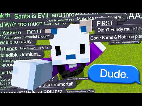 I Coded Too Many Terrible Minecraft Ideas...