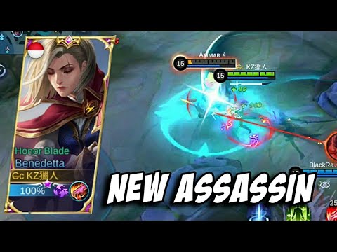 THE NEW HERO BENEDETTA IS SUPER BADASS! - MOBILE LEGENDS