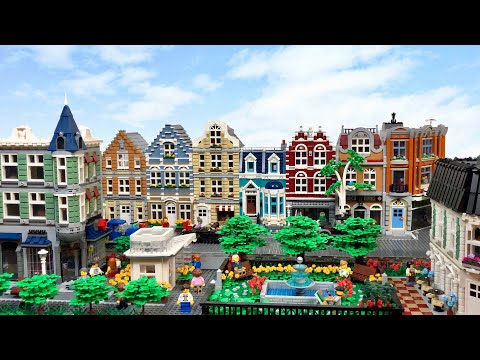 Bau einer Lego Stadt Teil 98. - Fertiges Haus und Goldmine
