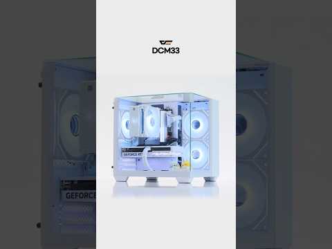 작고 귀여운 3면 파노라마 미니 케이스 #5060Ti #GALAX #갤럭시 #DCM33 #darkflash #미니타워