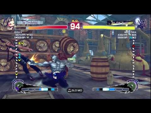 SSF4 AE Ver. 2012: qidpcx [Ibuki] vs. wata-taka [Seth] - PSN Ranked Match