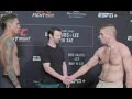 UFC Rochester Charles Oliveira Vs Nik Lentz FACE OFF Fight 5