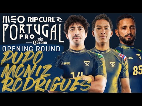 Miguel Pupo, Seth Moniz, Michael Rodrigues | MEO Rip Curl Pro Portugal - Opening Round Heat Replay