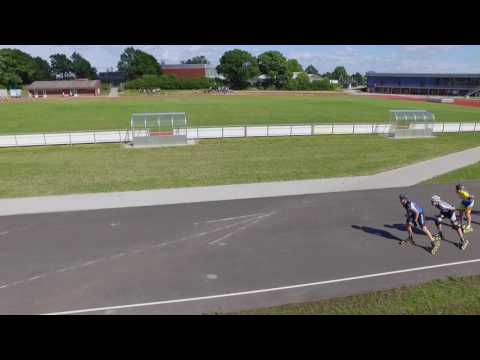 Drohenflug über der Skatebahn Gettorf