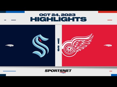 NHL Highlights | Kraken vs. Red Wing - October 24, 2023