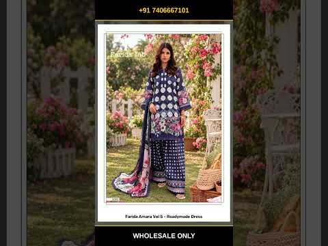 Farida Amara Vol 5 - Readymade Dress – product video thumbnail