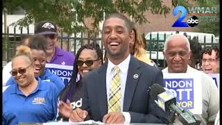 City Council President Brandon Scott announces run for Mayor of Baltimore