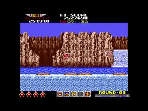 Rygar (Arcade): Playthrough on Hard, Part 1: Levels 1-8