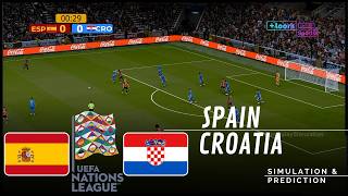 Spain vs Croatia UEFA Nations League 2026 ✅ | Full Match Simulation/Prediction
