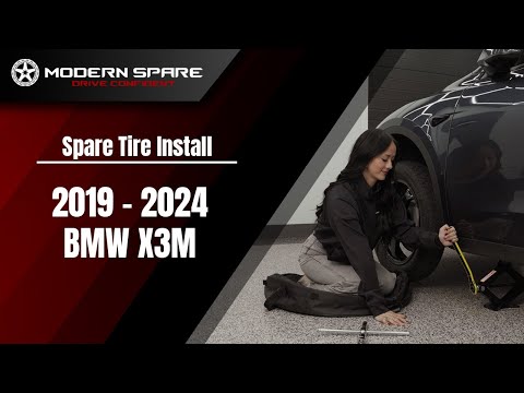 How do I install a spare tire on a 2019-2024 BMW X3M | Presented by Modern Spare
