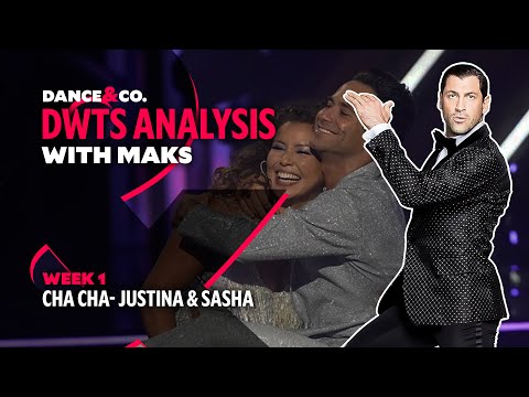DWTS MAKS ANALYSIS: Week 1 - Justina Machado & Sasha Farber's Cha Cha
