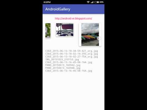 Gallery-like RecyclerView + CardView example