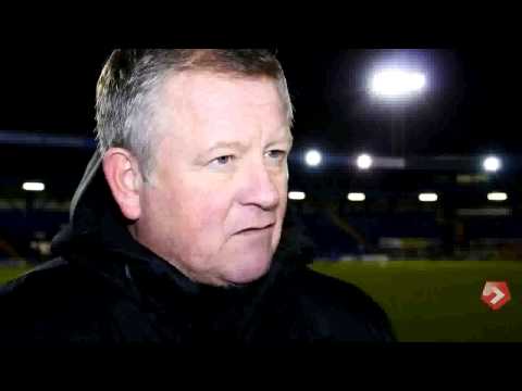 Chris Wilder's Bury reaction