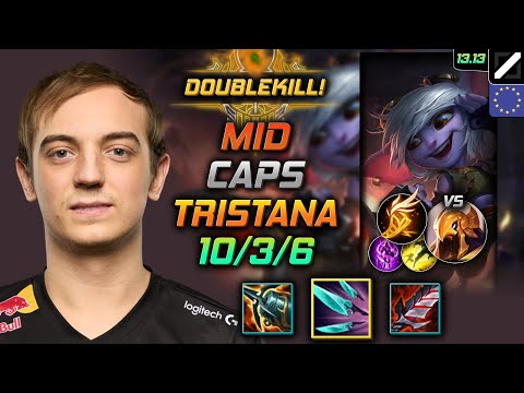 Tristana Mid Build Caps Navori Quickblades Fleet Footwork - LOL EUW Challenger Patch 13.13