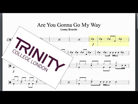 Are You Gonna Go My Way Trinity Grade 3 Drums