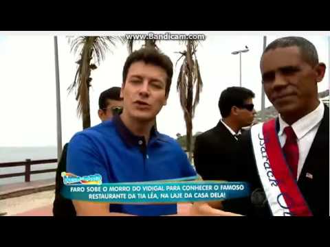 Rodrigo Faro,sósia Obama e Rainha da Inglaterra no Morro do Vidigal-Rio